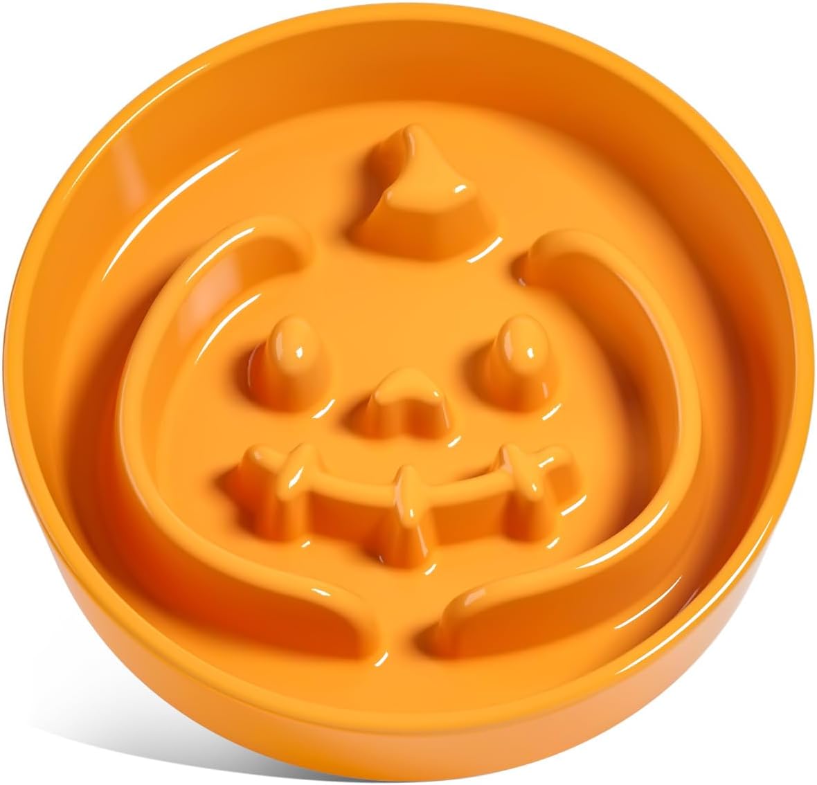 LE TAUCI Ceramic Slow Feeder Dog Bowls Small Breed, 0.6 Cups Dog Food Dish for Fast Eaters, Puzzle