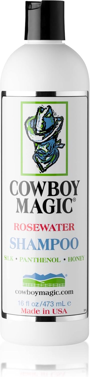 Cowboy Magic Shampoo + Conditioner + Detangler & Shine 16 Ounce each With Silk Panthenol and Honey