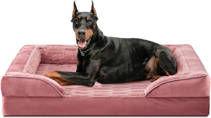 FURTIME Orthopedic Dog Bed for Extra Large Dogs - XL Waterproof Dog Sofa Bed, Ultra Comfy