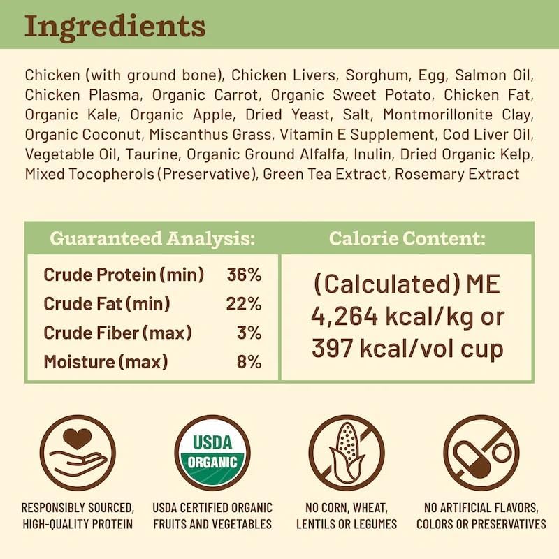 Primal Kibble in The Raw, Freeze Dried Cat Food, Chicken, Scoop & Serve, Made with Raw Protein