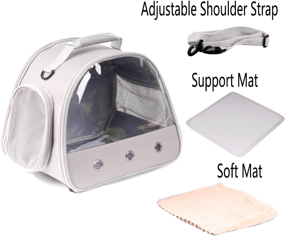 Bearded Dragon Carrier,Lizards Carrier, Small Animal Travel Carrier for Hedgehog Rat Parrot Bird