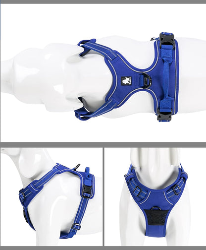 TRUE LOVE Adjustable No-Pull Dog Harness Reflective Pup Vest Harnesses Comfortable Control