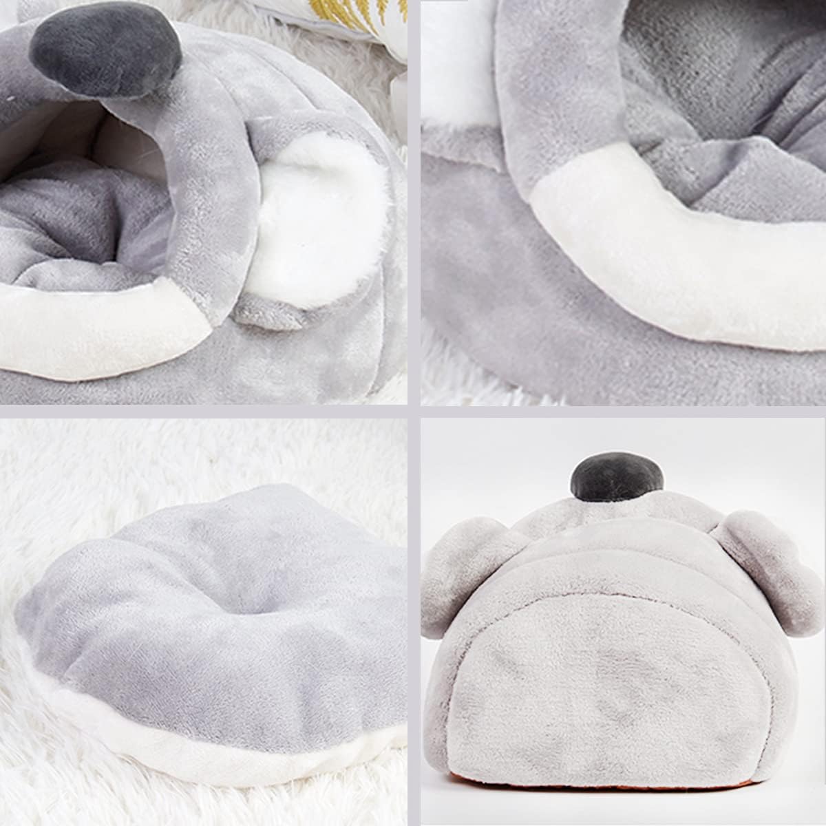 LEFTSTARER Guinea Pig Rat Bed and Hideout for Ferret Hedgehog Sleep and Hide, Hamster Small Pet