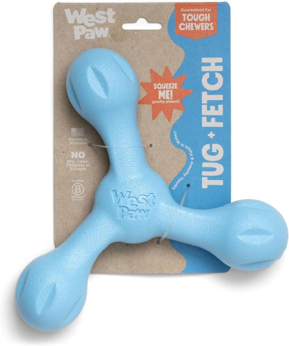 WEST PAW Zogoflex Air Skamp Tug-of-War Stick Dog Chew Toy – Hollow, Squishy Interactive Toy for