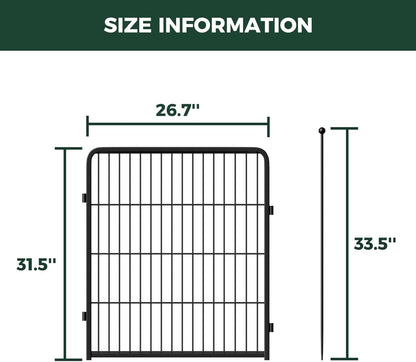 FXW Rollick Unleashed Dog Playpen for Indoor, Yard, RV Camping, 32 inch 2 Panels for Small and