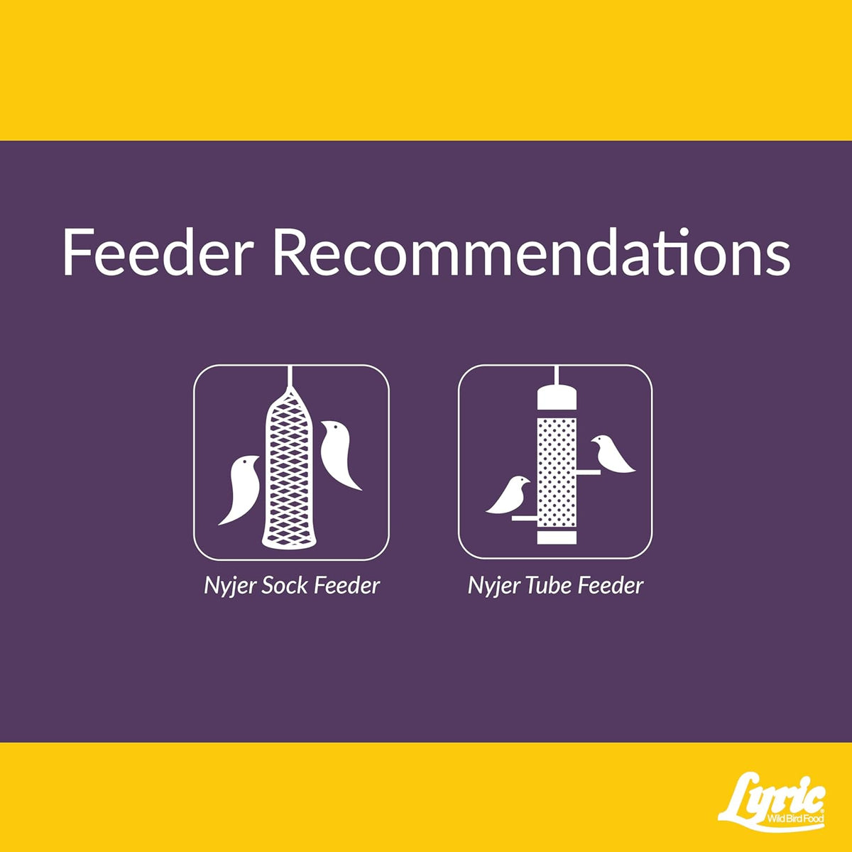 Lyric Finch - Small Songbird Wild Bird Seed - Attracts Goldfinches, House Finches, Purple Finches &