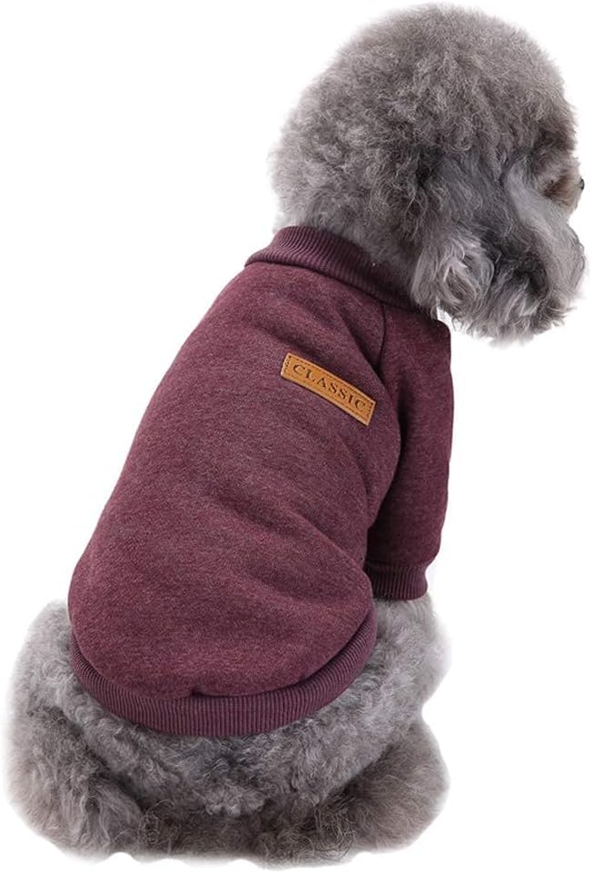 Jecikelon Dog Clothes Dogs Sweater Soft Puppies Clothing Winter Puppy Sweaters Warm Outfit for Dogs