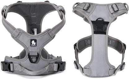 TRUE LOVE Adjustable No-Pull Dog Harness Reflective Pup Vest Harnesses Comfortable Control
