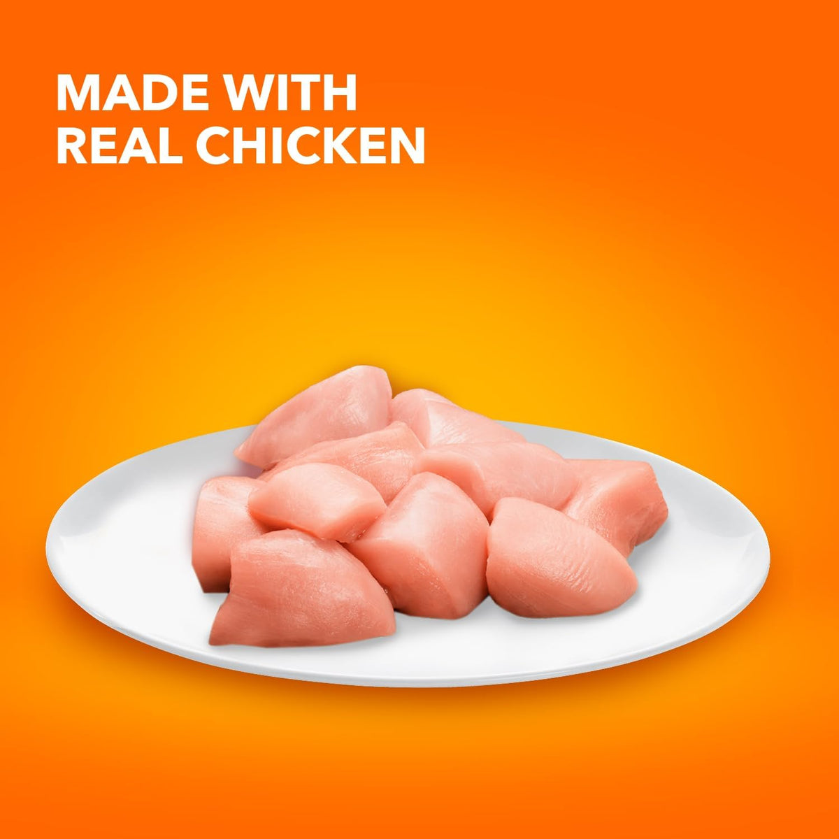 IAMS Perfect Portions Indoor Adult Wet Cat Food Cuts in Gravy, Chicken Recipe, 2.6 oz. Easy Peel