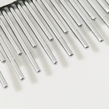 Long Hair Dog or Cat Comb Grooming with Short and Long Teeth Dematting Knots Tangles Remover Combs