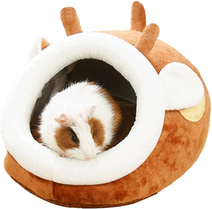 Guinea Pig Bed House & Hideout for Rat Bearded Dragon Hedgehog Ferret to Sleep and Hide, Guinea Pig