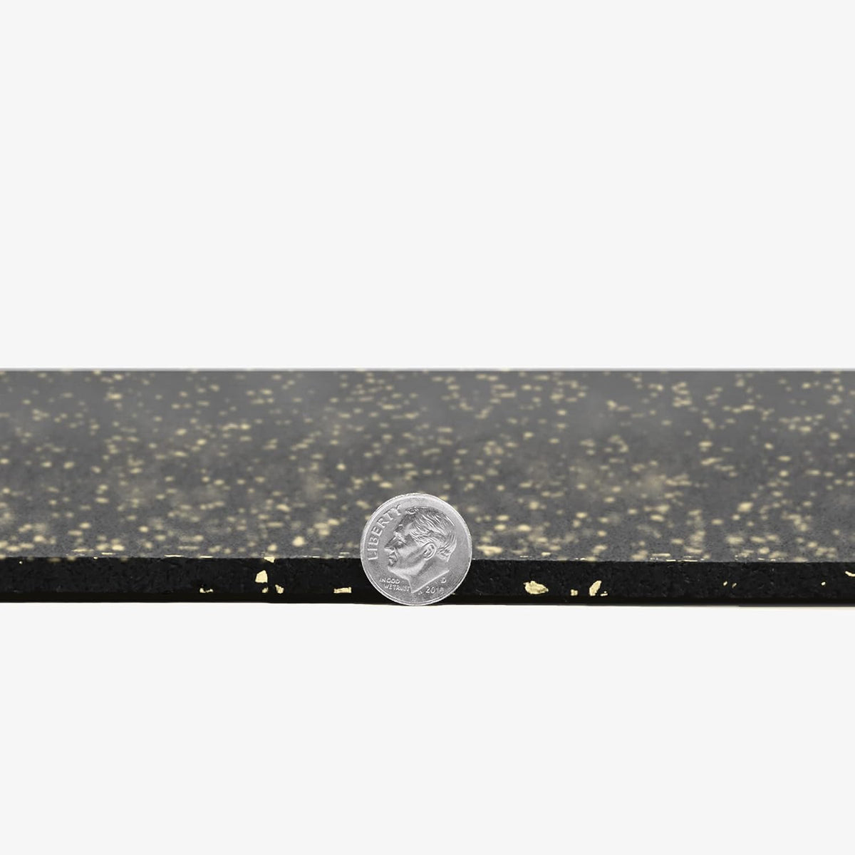 Flooring Inc's 1/4" Thick Tough Rubber Flooring Roll | Flexible Recycled Rubber Floor Mats for Home