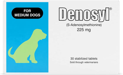 Nutramax Denosyl Liver and Brain Health Supplement for Medium Dogs - With S-Adenosylmethionine