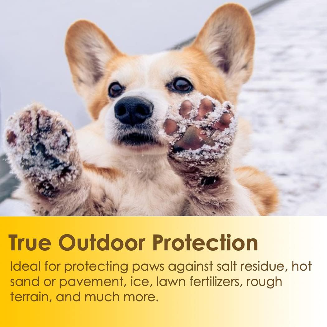 [8 OZ] Natureland Organic Paw Wax for Dogs and Cats, Natural Outdoor Protection to Heal, Repair