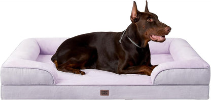 EHEYCIGA Orthopedic XL Dog Beds, Waterproof Memory Foam Dog Bed for Extra Large Dogs, Non-Slip