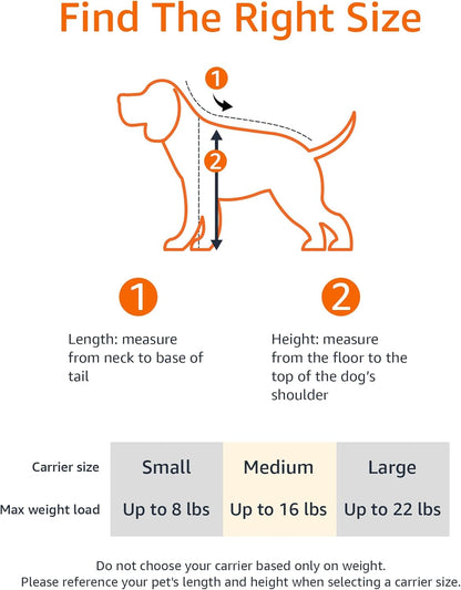 Amazon Basics Soft-Sided Mesh Pet Travel Carrier for Dog, Cat, up to 16 pounds, 16.5" L x 10.6" W x