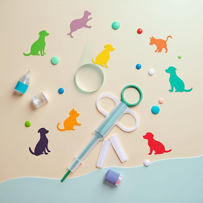 Green Medicine Feeder for Pets, Pill Guns for Dog and Cat, Pet Medical Feeding Dispenser Tool for