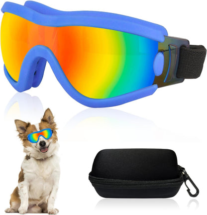 Dog Goggles Small Breed Dog Sunglasses with Adjustable for UV Protection Eyewear Doggy Doggie Puppy