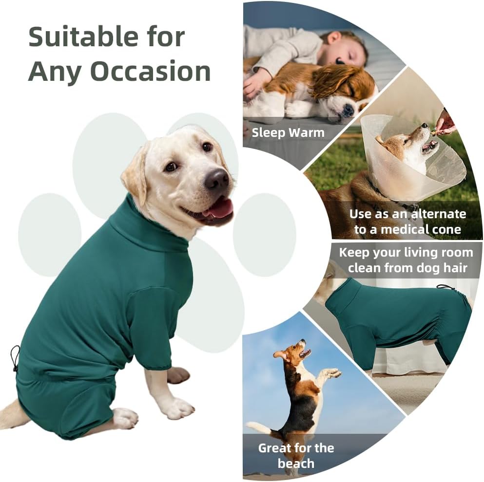 Dog Pyjamas PJS Sweater Clothes and Home Clothing Suitable for Large to Giant Breeds of Dogs, Dog