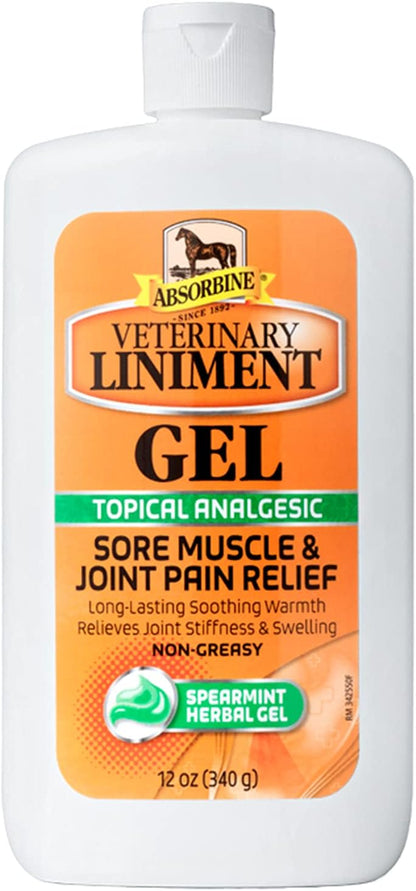 Absorbine Veterinary Liniment Topical Analgesic Sore Muscle and Arthritis Pain Relief Warming