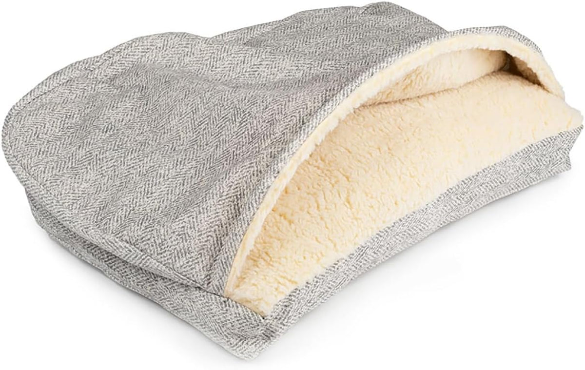 Snoozer Pet Products Luxury Rectangle Cozy Cave Dog Bed with Microsuede, Showdog Collection