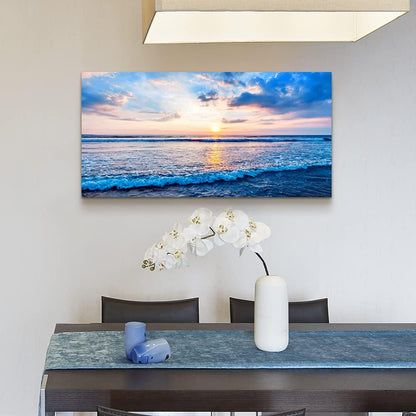 Lapremoly Canvas Wall Art For Living Room Large Wall Decor For Office Bedroom Wall Decorations Blue