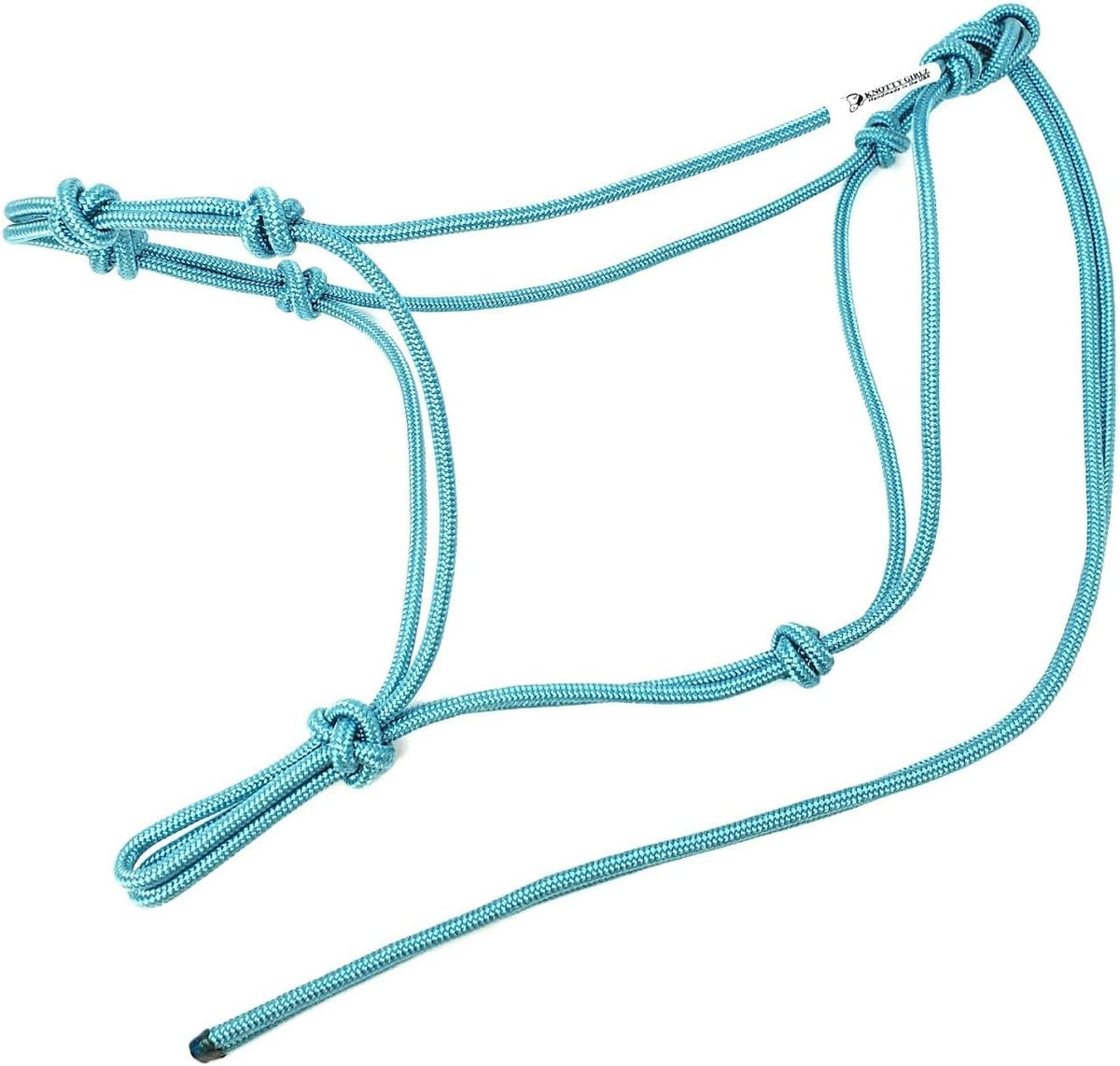 Horse Rope Training Halter - 4 Knot 1/4" Stiff Halter Cord - Used by Famous Trainers Multiple Sizes