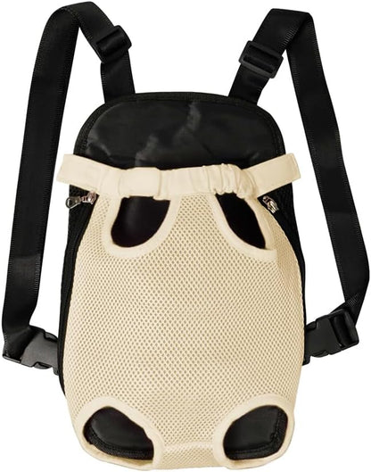 FEimaX Dog Carrier Backpack Pet Legs Out Front Cat Travel Bag, Adjustable Puppy Backpacks Carriers