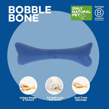 Only Natural Pet Rubber Boredom Buster Treat Stuffer Dog Toys - Interactive Stuffable Feeder