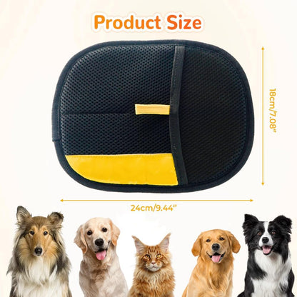 Pet Hair Remover Gloves, 2025 New Electrostatic Pet Hair Removal Gloves, Reusable Grooming Glove