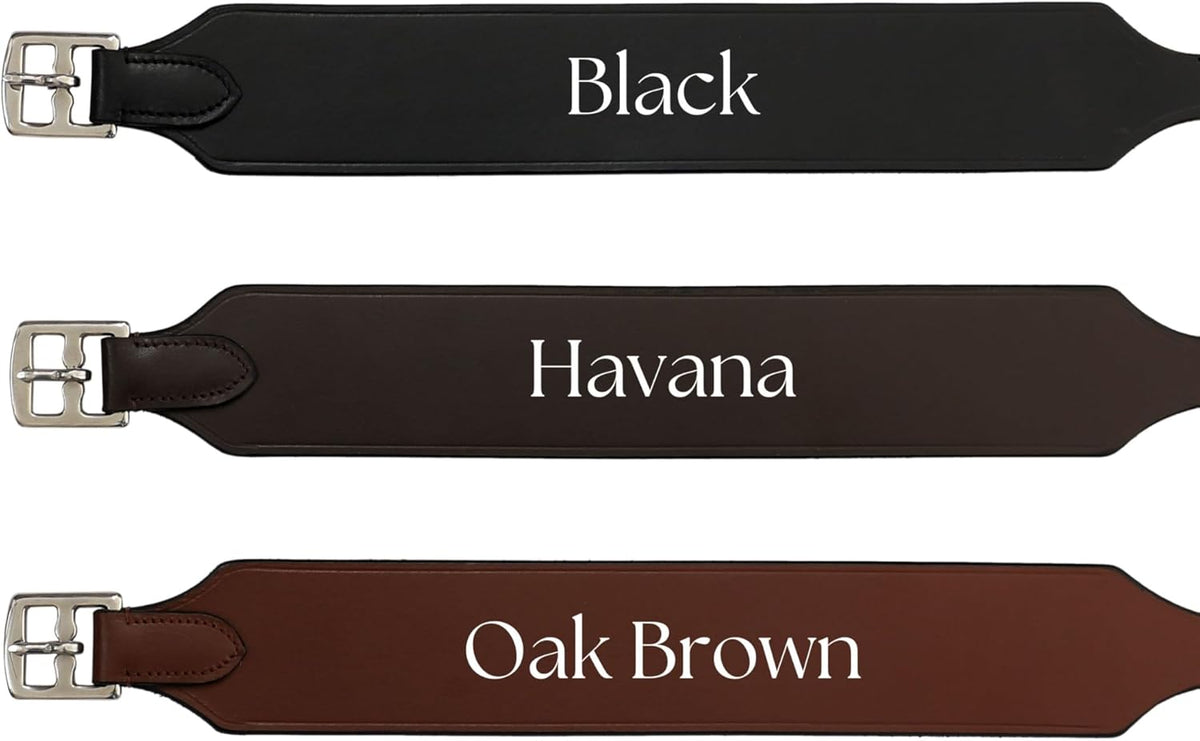 Exion Wide Stability Stirrup Leathers for English Saddles | Premium Cowhide Leather | Enhanced Leg