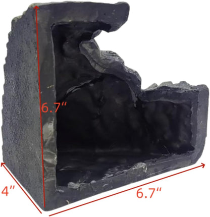 LEOTERRA Reptile Hide, Reptile Basking Platform and Aquarium Cave for Lizards, Geckos