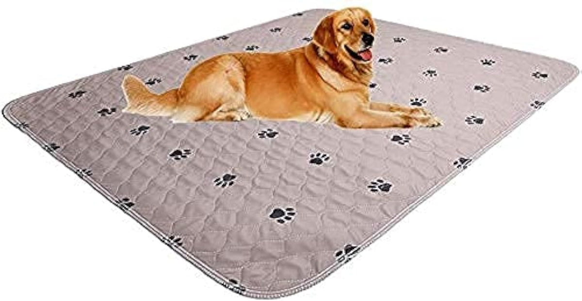 Washable Dog Pee Pads with Puppy Grooming Gloves,Puppy Pads,Reusable Pet Training Pads,Waterproof