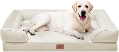 Comfort Expression Orthopedic Jumbo Dog Beds Waterproof, Extra Large Dog Beds Jumbo Breed, PV