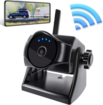 1080P Magnetic Wireless Backup Camera, WiFi Hitch Camera with Long-Lasting Battery,Night
