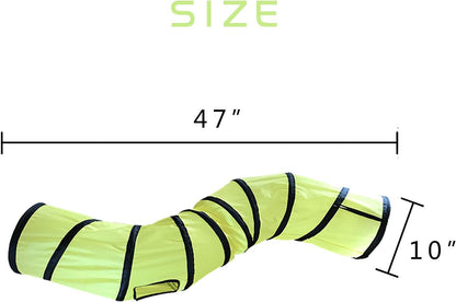 iCAGY Cat Tunnel for Indoor Cats Interactive, Rabbit Tunnel Toys, Pet Toys Play Tunnels for Cats