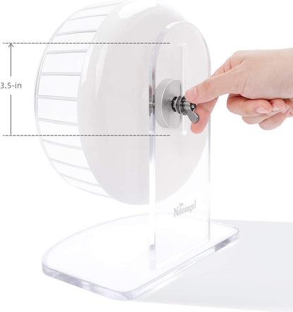 Niteangel Super-Silent Hamster Exercise Wheels - Quiet Spinner Hamster Running Wheels with