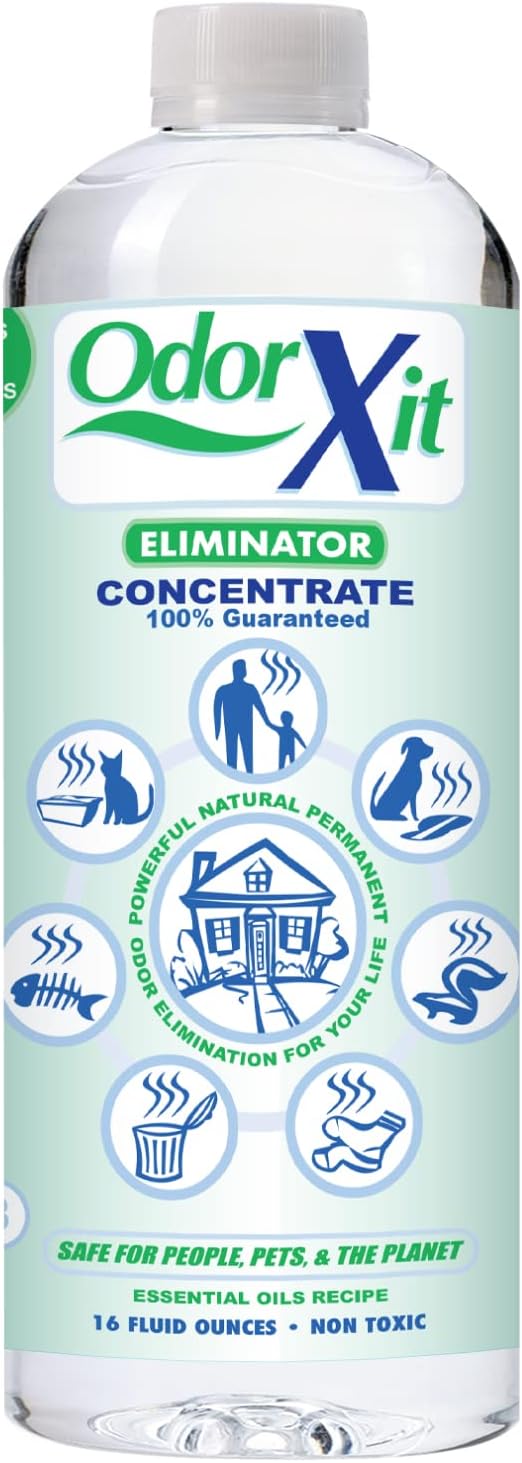 Concentrated Pet Urine Odor Eliminator, Ideal for Cat, Dog Poo and Urine Smell, Versatile & Natural