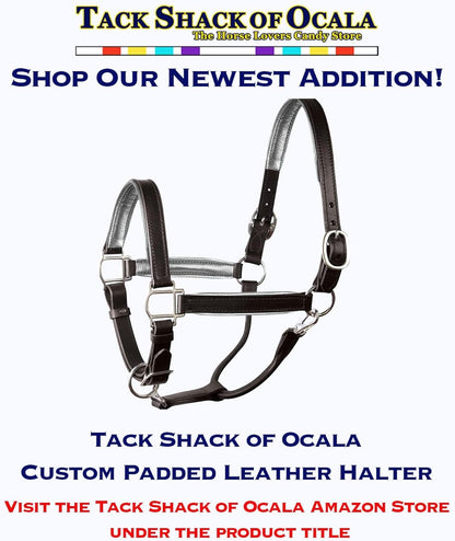 Leather Halter for Horses with Customized Engraved Name Plate Option Halter for Horse |