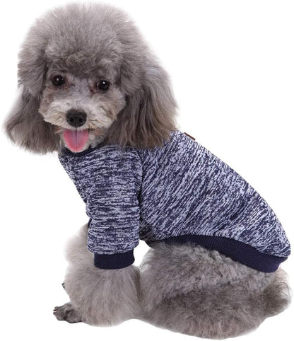 Jecikelon Dog Clothes Dogs Sweater Soft Puppies Clothing Winter Puppy Sweaters Warm Outfit for Dogs