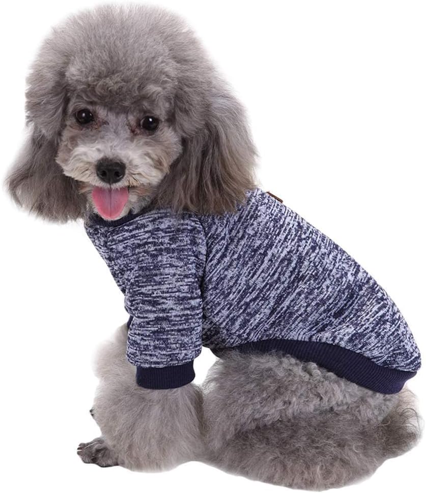 Jecikelon Dog Clothes Dogs Sweater Soft Puppies Clothing Winter Puppy Sweaters Warm Outfit for Dogs