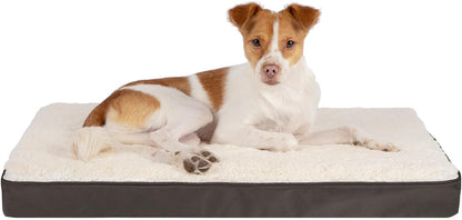 Best Pet Supplies Cute Dog Crate Mat Flat Bed with Waterproof Exterior, Thick Orthopedic Egg Foam