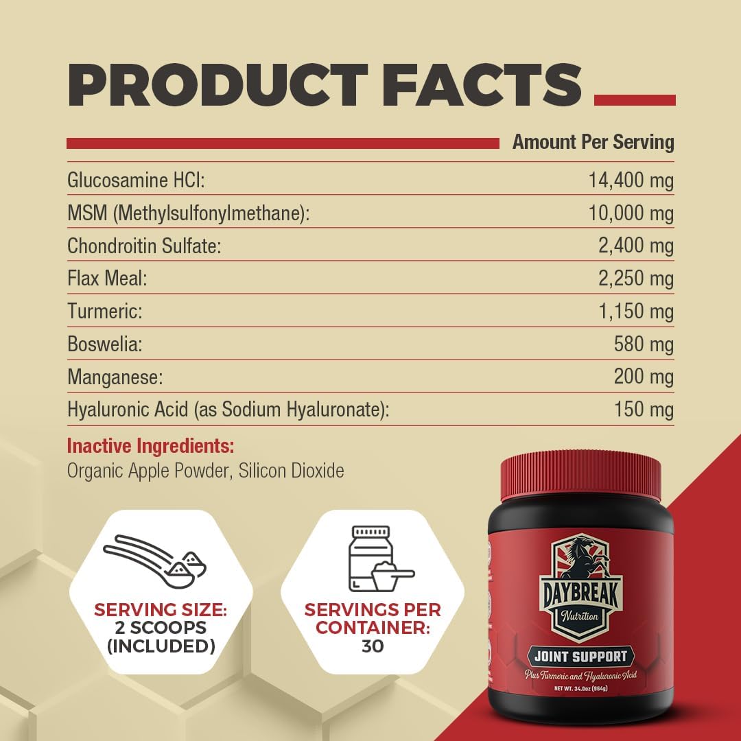 8 in 1 Maximum Strength Equine Joint Supplement - Joint Supplement for Horses - Glucosamine, MSM