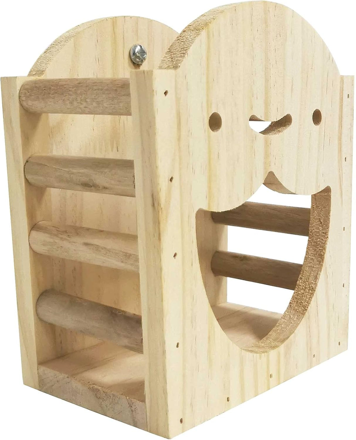 kathson Rabbit Hay Feeder Rack Wood Grass Holder Less Wasted Hay Box Food Feeding Manger Hanging