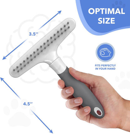 Dog rake deshedding dematting Brush Comb - Undercoat rake for Dogs, Cats, matted, Short,Long Hair