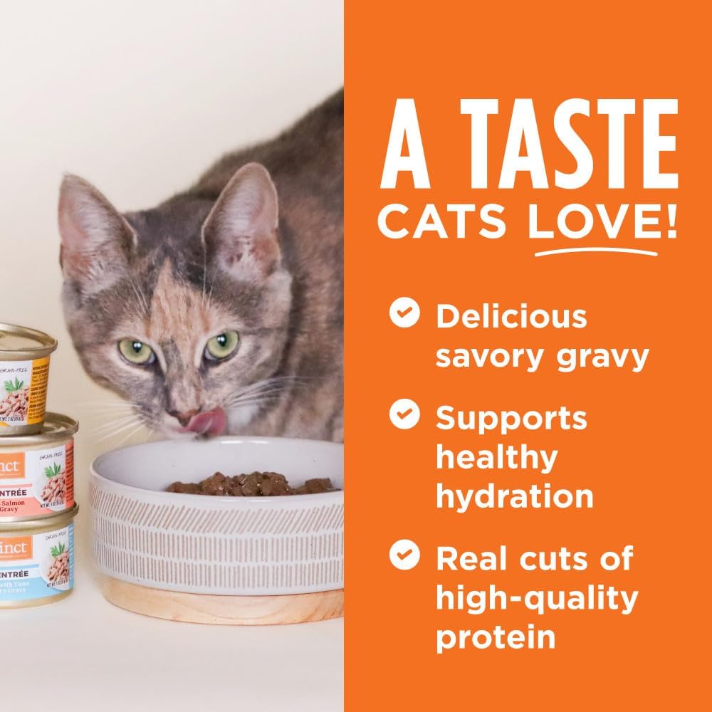 Instinct Flaked Entrée Wet Canned Cat Food - Duck, 5.5 oz. Cans (Pack of 12)