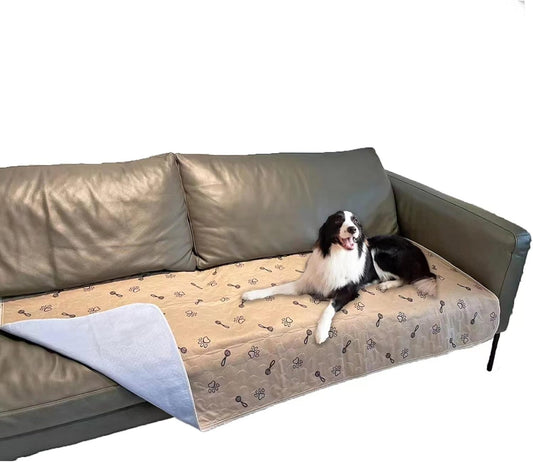 peepeego 48x96 Extra Large Dog Pad Washable and Free Dog Comb, Reusable Puppy Pad with Fast