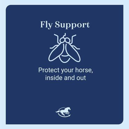 SmartEquine Comfort Fly Mask with SmartCore Technology | UV Horse Mask | UPF 50 | Forelock Hole |