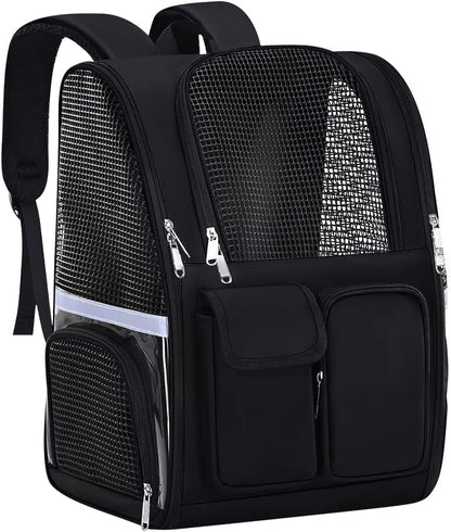 Pet Backpack, Airline Approved Dog Backpack, Cat Bag for Travel Hiking Bike Riding Walking Outdoor