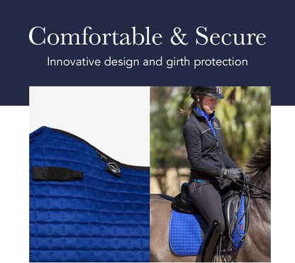 LeMieux Suede Dressage Square - English Saddle Pads for Horses - Equestrian Riding Equipment and